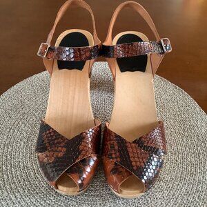 Swedish Hasbeen's, Maguba Clogs, size 39